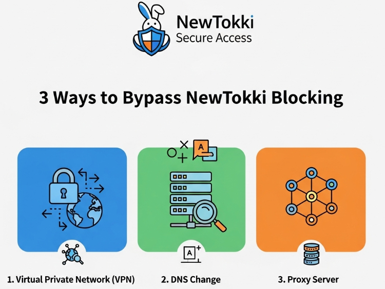 뉴토끼 차단 시 우회 방법 3가지 | VPN 추천·DNS 변경·프록시 분석 (2025 최신 가이드)