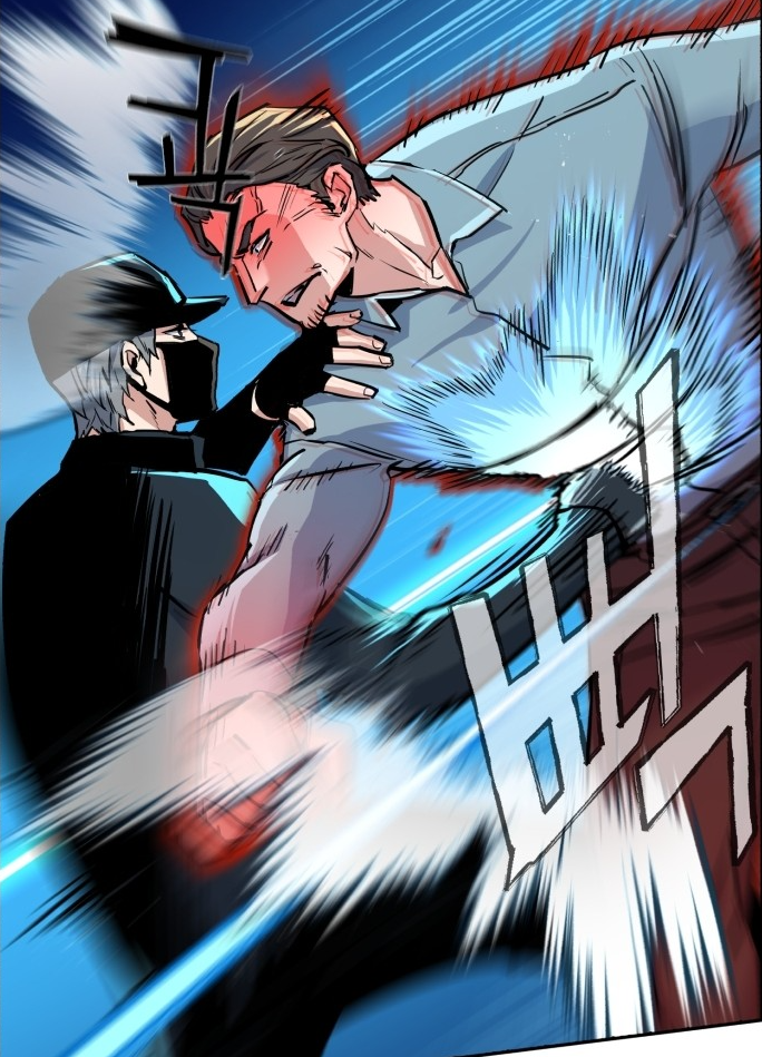 유이진이 최종 대결에서 권력자들을 제압하는 장면.