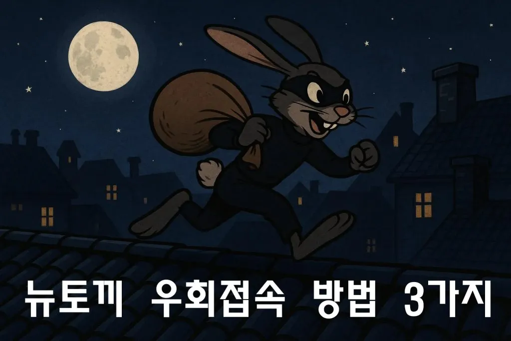 뉴토끼 우회접속 방법 3가지