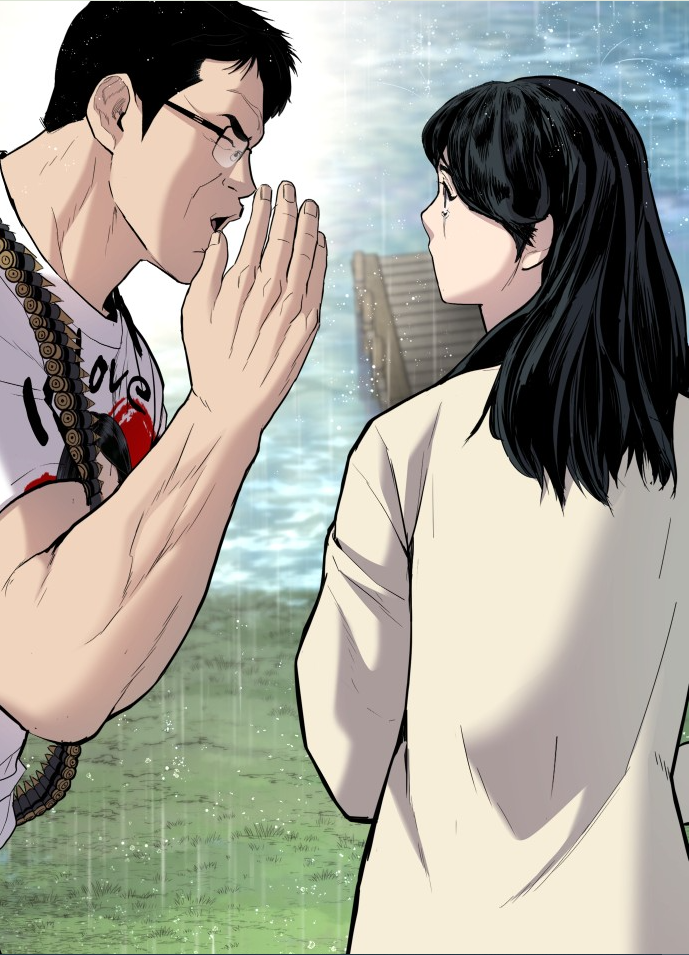 김부장 30회차에서 김부장이 민지와 재회하는 감동적인 장면.