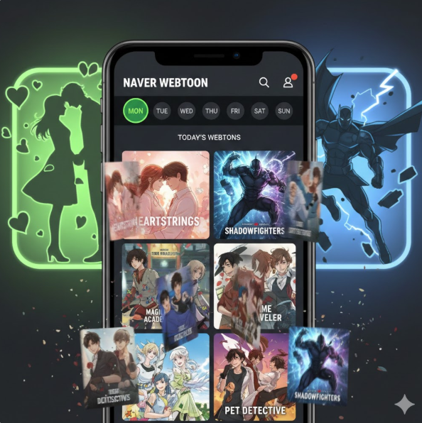 네이버 웹툰 표지